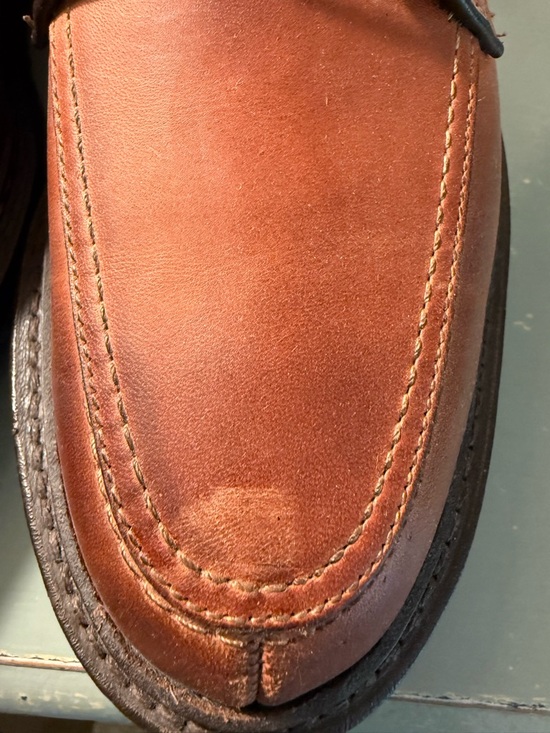 Allen Edmonds Men\'s Cognac Brown Leather Wilbert Shoes main image 6